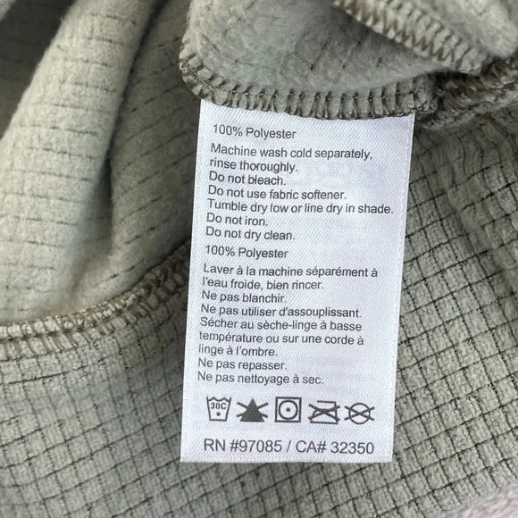 Outdoor Research Trail Mix Snap Pullover Men Medium Flint Fleece UPF 30 NWT $100 - Picture 8 of 9